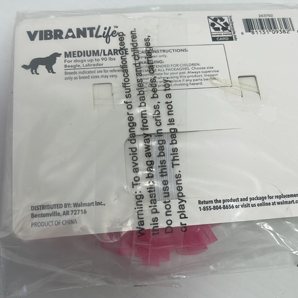 Pink Dog Accessories 3 Pieces Set NWT - Picture 4 of 8